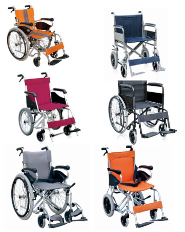 手动轮椅车结构图