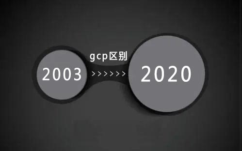 2020新版gcp和2003老版的区别与联系