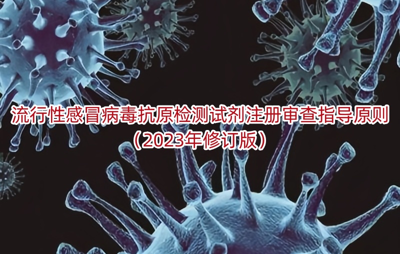 流行性感冒病毒抗原检测试剂注册审查指导原则（2023年修订版）